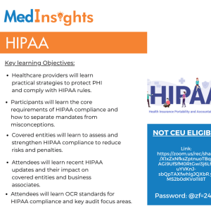 HIPAA Webinar